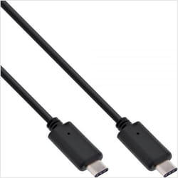 InLine USB 3.1 Typ C, 1m cavo USB USB 3.2 Gen 2 (3.1 Gen 2) USB C Nero
