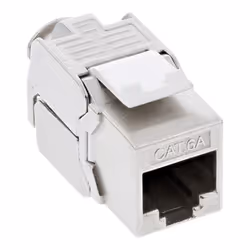 InLine Snap-In (Keystone), RJ45 femmina / LSA, Cat.6A, STP, per cavi AWG 22- 24, Cat6a, 1 pz