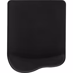 InLine Mouse Pad, poggia polso in gel, 235x185x25mm, nero, Nero, Monocromatico, Tessile, Riposo del polso, Barra appoggiaferr ...