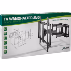 InLine Supporto parete, per TFT/LCD/LED/Plasma 152-254cm (60-100"),fino a 80kg - Vista aggiuntiva 3