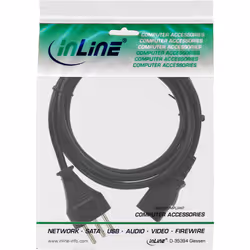 InLine Cavo alimentazione Internazionale, spina Svizzera presa IEC320-C13, 1m