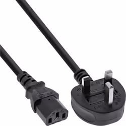 InLine Cavo alimentazione Internaz., spina Inghilterra presa C13, 5m, 5 m, BS 1363, Accoppiatore C13, 250 V, 13 A