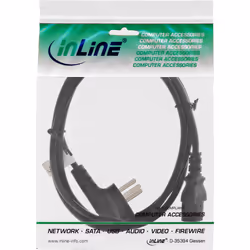 InLine Cavo alimentazione Internazionale, spina Israele presa IEC-320-C13, 3,0m