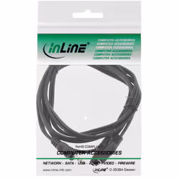 InLine Cavo Audio Y Jack 3,5mm maschio a 2x Jack 3,5mm femmina, 3m, stereo