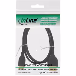 InLine Cavo mini HDMI 2.0, Super Slim A/C, Ethernet,, 4K2K, 4K3D, 0,3m, Premium