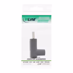 InLine Adattatore USB 3.2, USB-C Maschio/Maschio, angolato alto/basso (Gen.2)