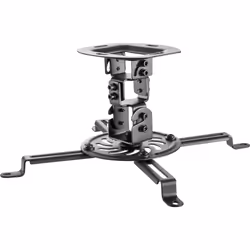InLine Supporto a soffitto per videotelefono Basic Beamer, 15 cm, max. 13,5 kg, Soffitto, 13,5 kg, Nero, -15 - 15°, 360°, -15 ...