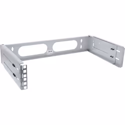 InLine Supporto rack 19" per montaggio a parete, 2U, profondità 24-40cm, grigio, Da parete, 2U, Grigio