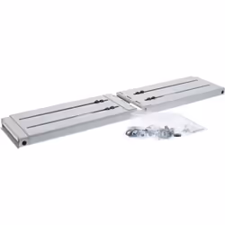 InLine Supporto rack 19" per montaggio a parete, 2U, profondità 24-40cm, grigio
