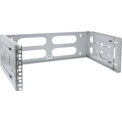 InLine Supporto rack 19" per montaggio a parete, 4U, profondità 24-40cm, grigio