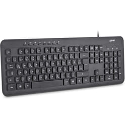 InLine Design Keyboard, USB, Tastiera Layout TEDESCO, nero