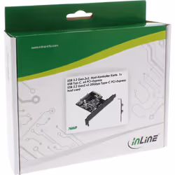 InLine Scheda PCIe x4, USB 3.2 Gen.2x2, 1x USB-C, incl. lowprofile - Vista aggiuntiva 4