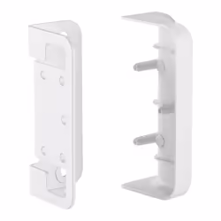 InLine Slatwall staffa di montaggio per pannello a parete, bianco, set di 2