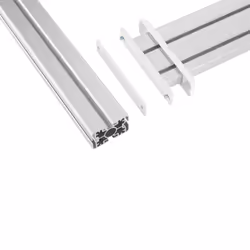 InLine Profilato Slatwall in alluminio per montaggio a tavolo, 1m