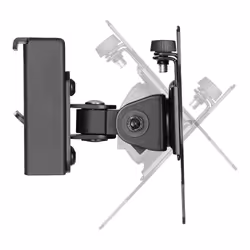 InLine Slatwall supporto monitor a parete corto