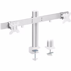 InLine Supporto da tavolo per 2 monitor fino a 32", max 8kg, Morsa/Bullone di ancoraggio, 8 kg, 43,2 cm (17"), 43,2 cm (17"), ...
