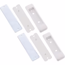 InLine Slatwall kit di montaggio, per pannello da tavolo, set di 2, Monte, Argento