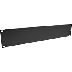 InLine 19" piastra cieca, RAL 9005 nero, 2U