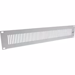 InLine 19" piastra cieca perforata, 2U, grigio RAL 7035, Pannello cieco, Grigio, SPCC, Acciaio, 2U, 48,3 cm (19"), 482,6 mm
