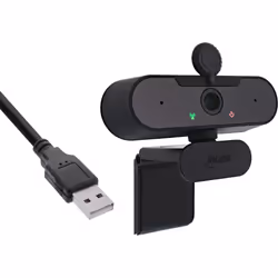 InLine Webcam FullHD 1920x1080/30Hz con autofocus, cavo di collegamento USB-C