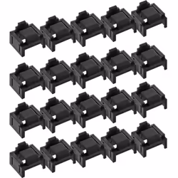 InLine RJ45 port blocker, confezione di ricarica da 20 blocchi, nero, Bloccaporte + chiave, RJ-45, Nero, Plastica, 20 pz