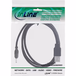 InLine cavo adattatore di alimentazione, da USB A maschio a spina DC4x1,7mm, 1m
