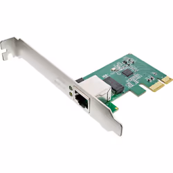 InLine Scheda di rete Gigabit, 1x RJ45 2.5Gb/s, PCIe x1, incl. LP, Interno, Cablato, PCI Express, Ethernet, 2500 Mbit/s, Crom ...