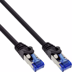 InLine InLineCavo patch armato, U/FTP, Cat.6A, nero, 20m, 20 m, Cat6a, U/FTP (STP), RJ-45, RJ-45, Nero