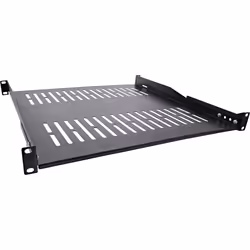 InLine Scaffale da 19", 450mm, 50kg, 1U, nero RAL 9005