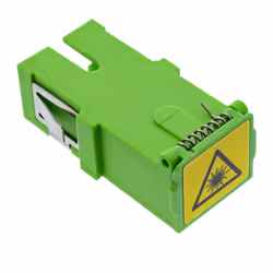 InLine Accoppiamento in fibra ottica, simplex SC/SC, SM, ceramica, verde, SC/SC, Verde, Modalità singola, Policarbonato (PC), ...