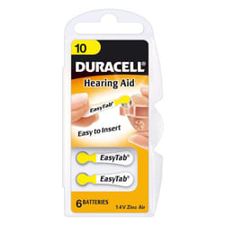 Duracell Hearing Aid DA10 Batteria monouso