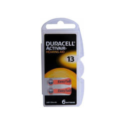 Duracell - Pila Bottone Hearing Aid Pz 6 Da13