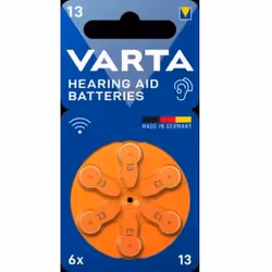 Varta 24606 101 416, Batteria monouso, Zinco-aria, 1,45 V, 6 pz, Arancione, 5,35 mm