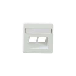 Rutenbeck 13510053 Placca copripresa e copri interruttori Bianco