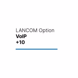 LANCOM VoIP +10 Option, Gestione della rete, Aggiornamento, 1 licenza/e, Germania
