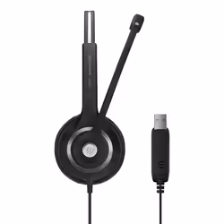 EPOS | SENNHEISER IMPACT SC 230 USB Auricolare Cablato A Padiglione Ufficio USB tipo A Nero - Vista aggiuntiva 5