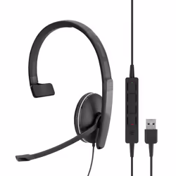 EPOS | SENNHEISER ADAPT 135 USB Auricolare Cablato A Padiglione Musica e Chiamate USB tipo A Nero - Vista aggiuntiva 7
