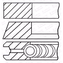Set di anelli per pistoni GOETZE 08-990105-00