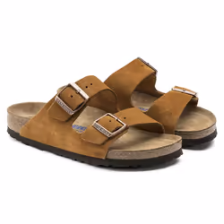 Birkenstock Arizona Soft Footbed Sandali Unisex Marrone - Vista aggiuntiva 4
