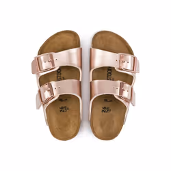 Birkenstock Arizona Kids Sandali Unisex Marrone, Rame, Metallico - Vista aggiuntiva 4