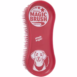 Kerbl 81942, Cane, Spazzola, Rosa, Pelo di media lunghezza, Pelo liscio (corto), 165 mm, 65 mm