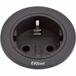 Dettagli tecnici Caratteristiche della presa multiple VDE Colore Nero Dimensione, Ø 59 mm Dimensioni prodotto Altezza 54 mm I ...