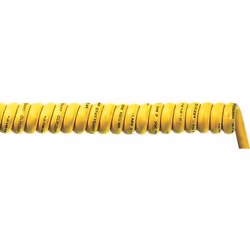 Lapp ÖLFLEX Spiral 540 P, 1,5 m, Giallo, 3000 V, 0,75 mm², -30 - 50 °C, 2,3 cm