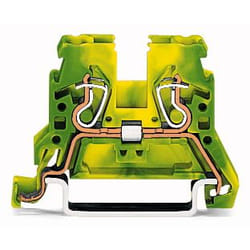 Wago 870-907 morsettiera Verde, Giallo