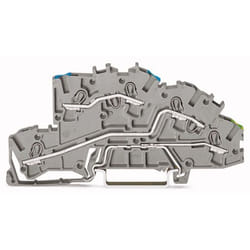 Wago 2003-7646 morsettiera Grigio