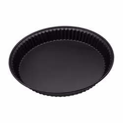 Zenker 7542, Teglia per crostata, Tondo ondulato, Ceramica, Nero, 0 - 230 °C, Germania