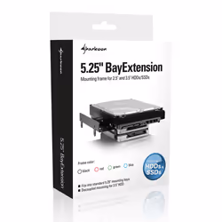 Sharkoon 5.25" BayExtension Nero - Vista aggiuntiva 6