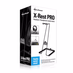 Sharkoon X-Rest PRO Supporto passivo Cuffie, Auricolare Nero - Vista aggiuntiva 8