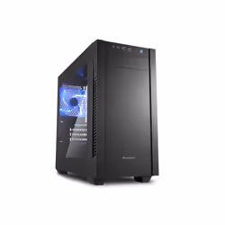 Sharkoon S1000 Window, Tower, PC, Nero, micro ATX, Mini-ITX, Acrilico, Metallo, 15 cm