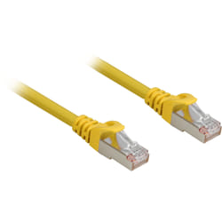 Sharkoon Cat.6a SFTP cavo di rete Giallo 10 m Cat6a S/FTP (S-STP)